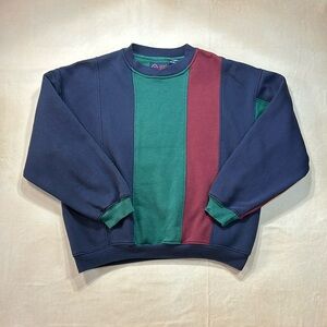 Roundtree and Yorke color block sweater